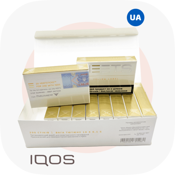 HEETS YELLOW LABEL стіки для IQOS